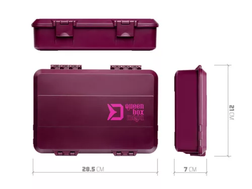 Delphin QueenBOX Mega rendszerező doboz 