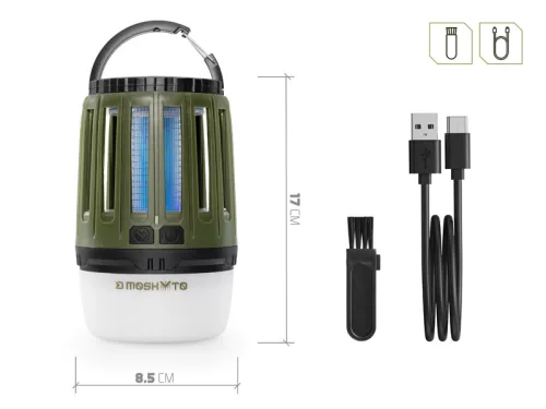 Delphin MOSKYTO kemping lámpa 3W/140lm/2600mAh