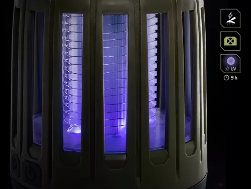 Delphin MOSKYTO kemping lámpa 3W/140lm/2600mAh