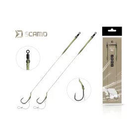 Delphin sCAMO Boilie rig / 2db 20cm/25lbs/#6