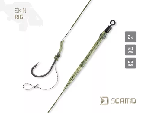Delphin sCAMO Skin rig / 2db 20cm/25lbs/#4
