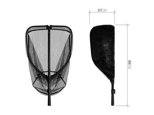 Delphin HALFER Összecsukható merítőháló 190cm/60x50cm