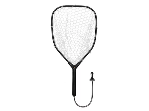 Delphin TroutSPIN Pisztrángos merítő puha hálóval 40x30cm