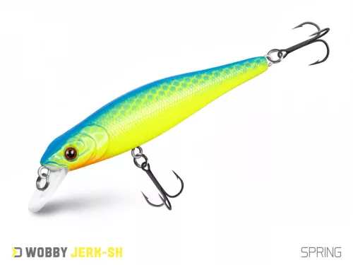Wobbler Delphin WOBBY JERK-SH 6,5g/8cm/Susp./RAINBO