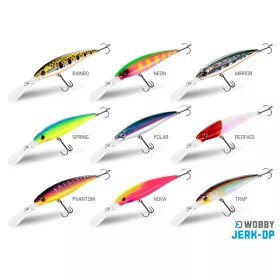 Wobbler Delphin WOBBY JERK-DP 12,5g/9cm/Susp./RAINBO