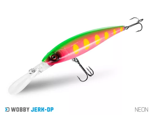 Wobbler Delphin WOBBY JERK-DP 12,5g/9cm/Susp./RAINBO
