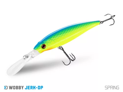 Wobbler Delphin WOBBY JERK-DP 12,5g/9cm/Susp./RAINBO