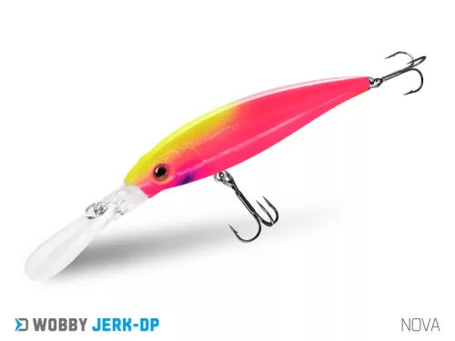 Wobbler Delphin WOBBY JERK-DP 12,5g/9cm/Susp./RAINBO