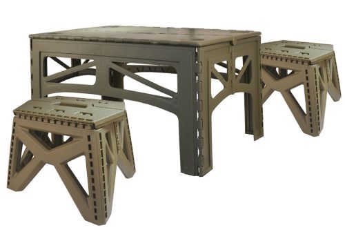 THE ONE PRACTIC ASZTAL ÉS DUPLA SZÉK SZETT