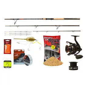   CARP EXPERT SILVER CARP HEAVY FEEDER 4,20M RAPID SZETT ETETŐANYAGGAL ÉS SZERELÉKKEL