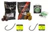CARP EXPERT PROFI BOJLI CSOMAG CURVE SHANK és CHODDA HORGOKKAL és MINŐSÉGI FLUOROVAL
