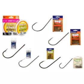   MUSTAD PROFI SÜLLŐZŐ HOROGELŐKE CSOMAG JAPÁN FLUOROCARBONNAL
