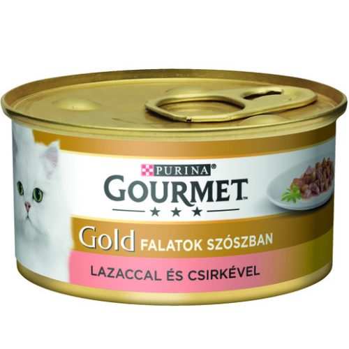 GOURMET GOLD Csirke&Lazac 85g
