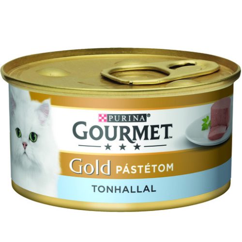 GOURMET GOLD Tonhallal pástétom nedves macskaeledel 85g