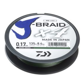 DAIWA J-Braid X4E 0.17mm-270m d.-gr.