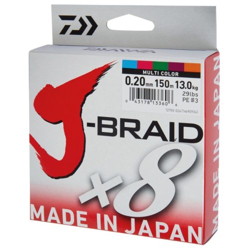 DAIWA J-Braid X8 0.16mm-150m multi c.