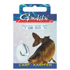   Gamakatsu Carp előkötött 10/cs (BKG-3310F/002) (140126-002)