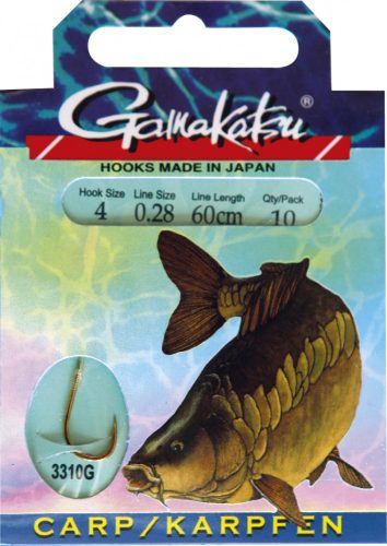 GAMAKATSU Carp előkötött 10/cs. 4 ( BKG-3310G) AKCIÓ -20%