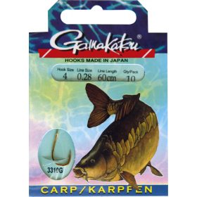   GAMAKATSU Carp előkötött 10/cs. 8 ( BKG-3310G) AKCIÓ -20%
