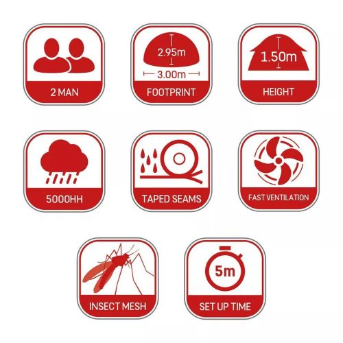 Jrc Defender 2 Man Peak Bivvy kétszemélyes sátor