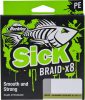 BERKLEY SICK BRAID MOSS GREEN FONOTT ZSINÓR 150M 0,23MM 23,6KG