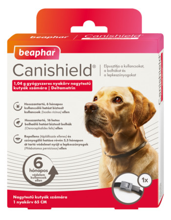 Beaphar Canishield gyógyszeres nyakörv kutyáknak L 65cm