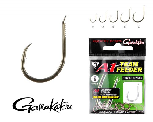 GAMAKATSU A1 Team Feeder Circle Power 10-es  15db/cs