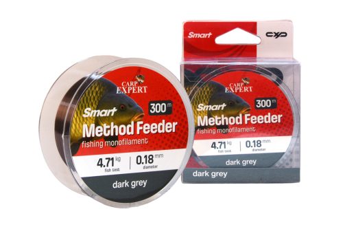 CARP EXPERT SMART METHOD FEEDER 0,23MM 300M DARK GREY 6,64KG