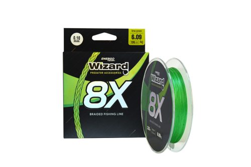 WIZARD 8X FONOTT ZSINÓR LIME GREEN 0,10 MM 6,09KG 135M