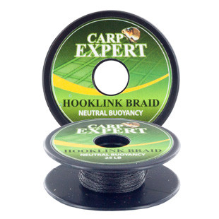 HOOKLINK BRAID CARP EXPERT BRAID NEUTRAL BUOYANCY, PITCH BLACK, 10M 15,00 lbs