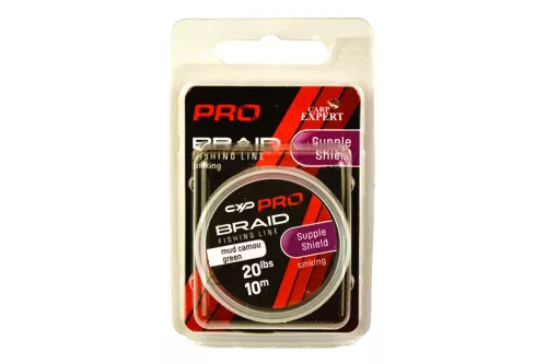 CARP EXPERT PRO SUPPLE SHIELD FONOTT BEVONATOS SÜLLYEDŐ ELŐKEZSINÓR 20LBS MOSS GREEN 10M