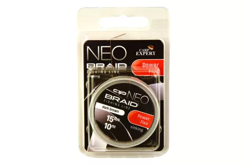CARP EXPERT NEO POWERFLEX KOPÁSÁLLÓ FONOTT SÜLLYEDŐ ELŐKEZSINÓR 15LBS DARK GREEN 10M