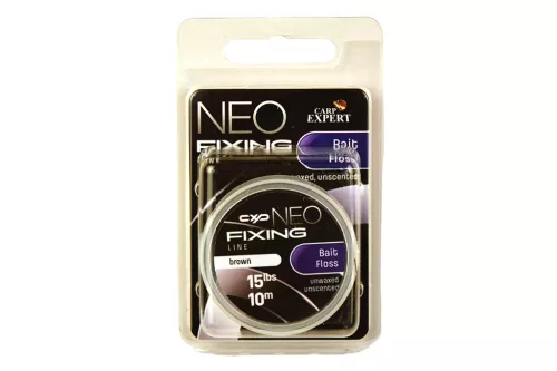 CARP EXPERT NEO BAIT FLOSS CSALIRÖGZÍTŐ ZSINÓR 15LBS BROWN 10M