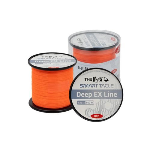 THE ONE DEEP EX LINE SOFT ZSINÓR 600M 0.22MM RED