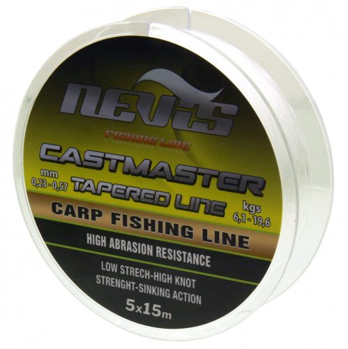 Nevis Castmaster Tapered Line 5x15m 0.30-0.57mm
