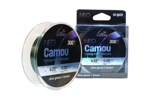 CARP EXPERT NEO CAMOU  0,35MM 300MOLIVE GEEN + BROWN 14,047KG