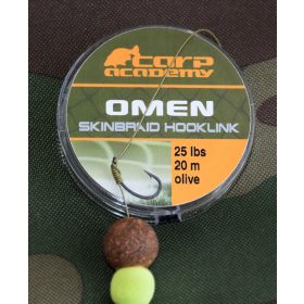 CARP ACADEMY Omen Skinbraid Olive 20Lb 20m