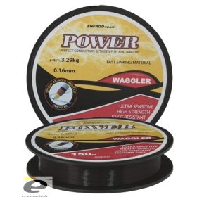 LINE ENERGO TEAM POWER WAGGLER, DARK BROWN, 150m, 0,18MM