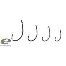   MARUTO HOROG 8714BD CARP HOOKS HC T.D.E.5° BARBED FORGED BLACK NICKEL 12