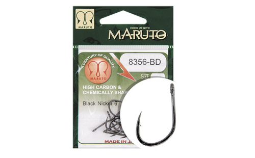 HOOK MARUTO 8356-BD, BLACK NICKEL, (10 pcs/pack), SIZE 8