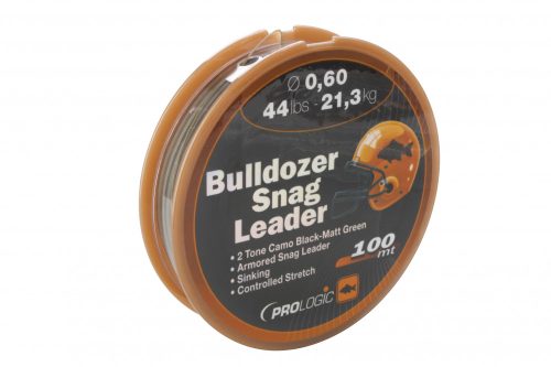 Prologic BULLDOZER SNAG LEADER 100M 0.40MM 11.0KG 24LBS GREEN/BLACK CAMO