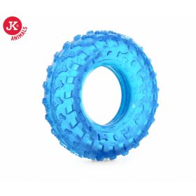 JK kutyajáték gumigyűrű kék 10cm