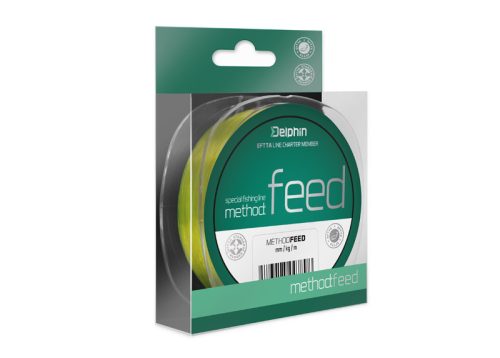 Delphin METHOD FEED 300m/sárga 0,18mm 6,6lbs