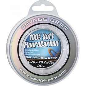 Savage Gear SOFT FLUOROCARBON 50M 0.22MM 3.5KG 7.6LBS CLEAR