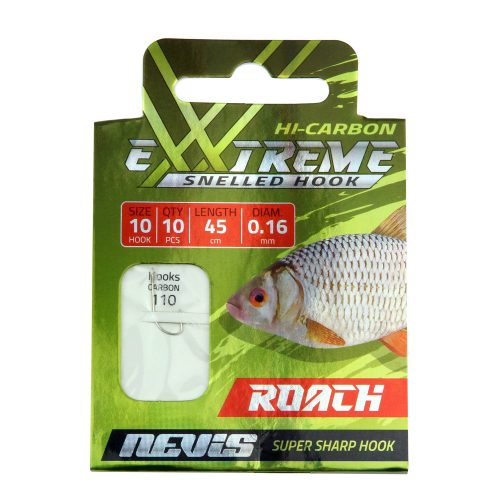 NEVIS Előkötött horog keszeg 10db/cs. 10-es