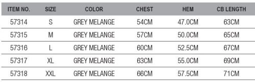 Savage Gear SIMPLY SAVAGE THERMO VEST L GREY MELANGE 60CM 52.5CM 67CM