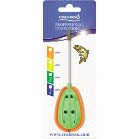   CRALUSSO FLUO ZÖLD ROCKET METHOD KOSÁR+TÖLTŐ (1+1 DB/CS) 60 G