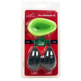   CARP EXPERT PRO METHOD XL 30G+30G TÖMKÖDŐVEL GO GREEN CINK ÖTVÖZET