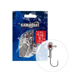 KAMASAKI RED SHOT JIG HEAD 6G 1 5PCS/BAG
