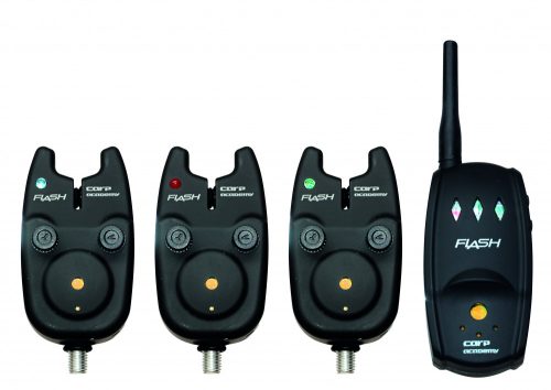 CARP ACADEMY Flash elektromos kapásjelző 3+1 szett